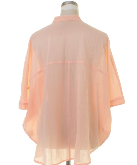 PASSIONE パシオーネ ROBE　ローブ 楊柳オープンカラーワイドシャツ 626464