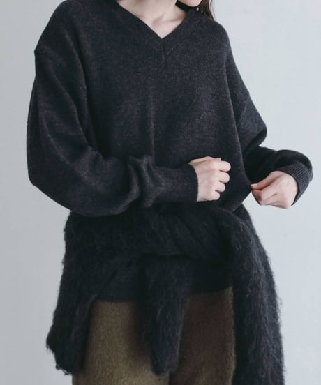 anuke アンヌーク　Wool Vneck Knit　62620530