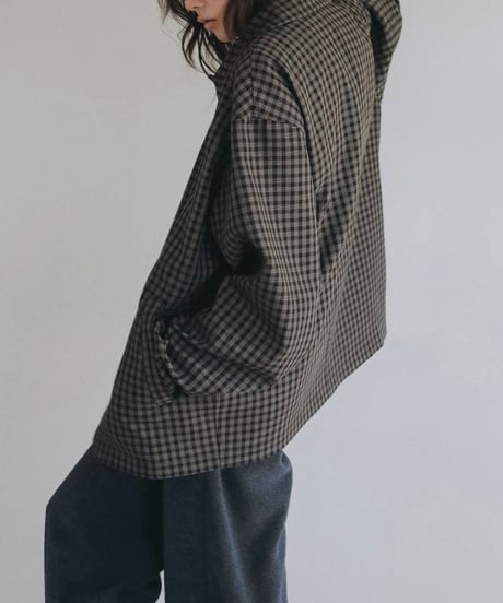 anuke アンヌーク　Check Coverall Jacket　62620102