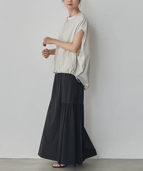 hunch ハンチ [ICE TOUCH] DOUBLE-ZIP SLEEVELESS BLOUSON WDN5303