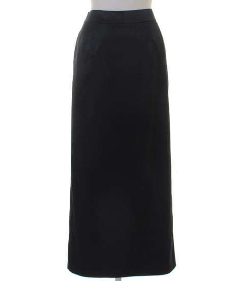 cafune カフネ ロングスカート 635621 レディース サテン レザーライク ストレッチ
