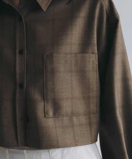 anuke アンヌーク　Short Check Shirts　62620412