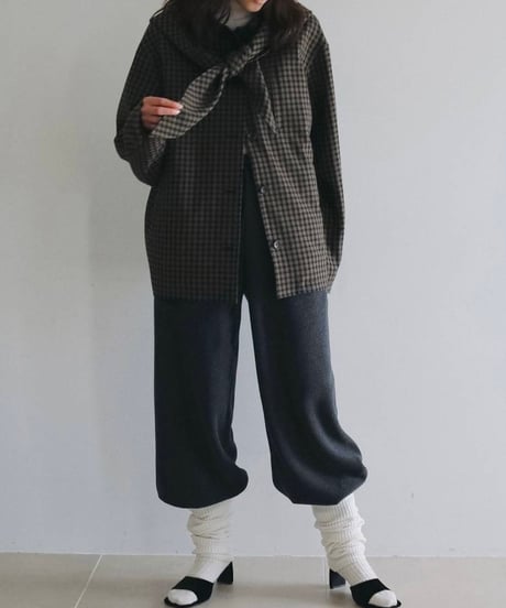 anuke アンヌーク　Check Coverall Jacket　62620102