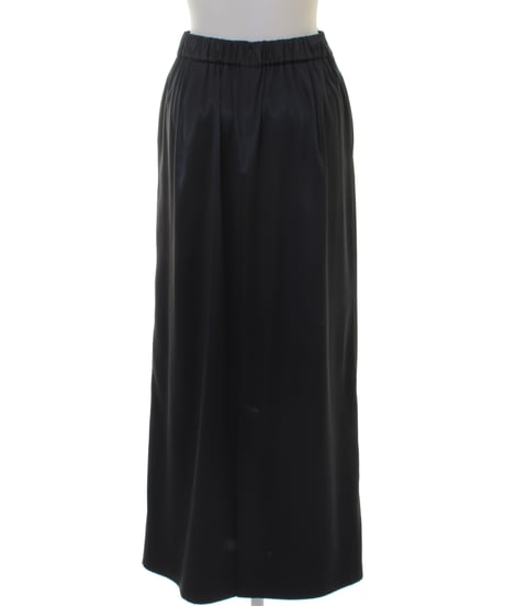 cafune カフネ ロングスカート 635621 レディース サテン レザーライク ストレッチ