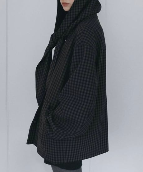 anuke アンヌーク　Check Coverall Jacket　62620102
