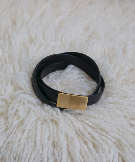 anuke アンヌーク　Reversible Thin Belt　62621031