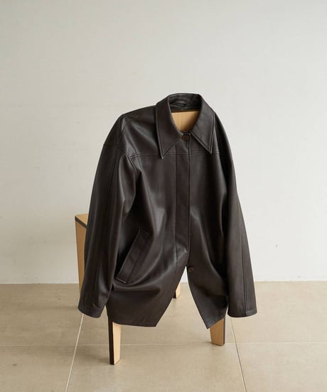 anuke アンヌーク　Ecoleather Over Jacket　62620105