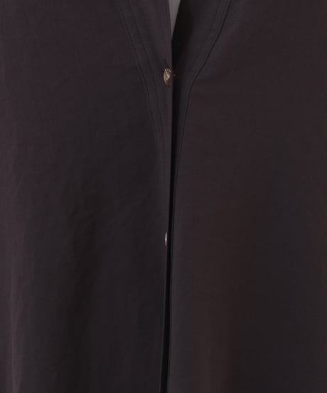 Dignite collier ディニテコリエ ストレッチシフォンシャツジャケット