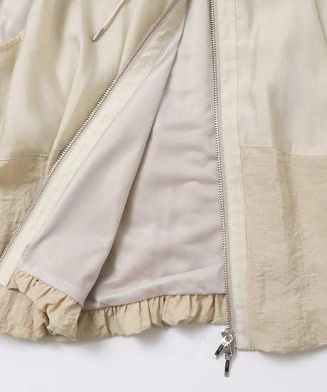 hunch ハンチ  DOCKING BALLOON DESIGN VEST セルロース ナイロン デザインベスト　WDN5313