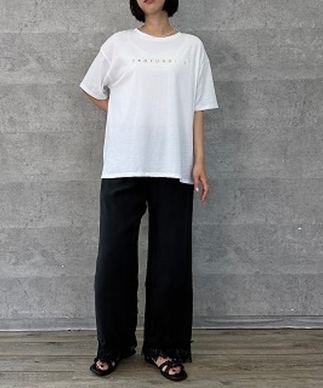 Anna Kerry　アンナケリー　メタリックロゴTシャツ（56262924）