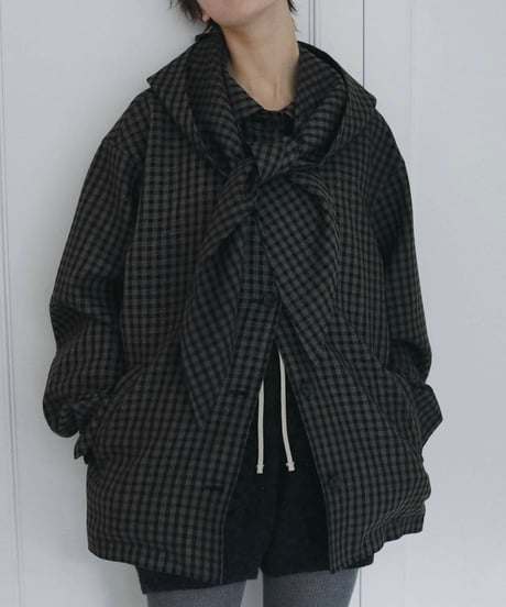 anuke アンヌーク　Check Coverall Jacket　62620102