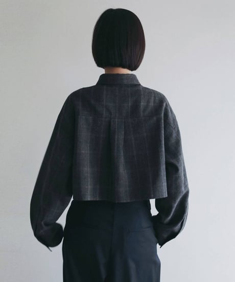 anuke アンヌーク　Short Check Shirts　62620412