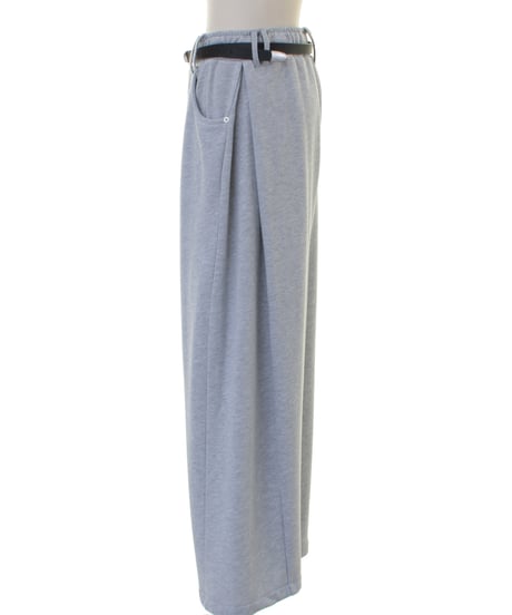 PASSIONE パシオーネ ROBE　ローブ　サイドタックワイドパンツ（ベルト付き） 636601