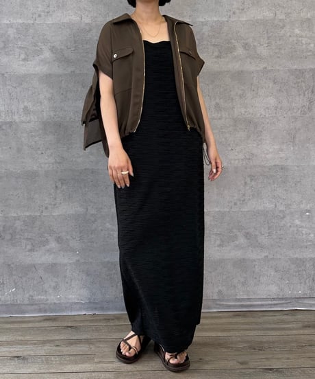 Anna Kerry　アンナケリー　バックフリルシャツブルゾン　85262728