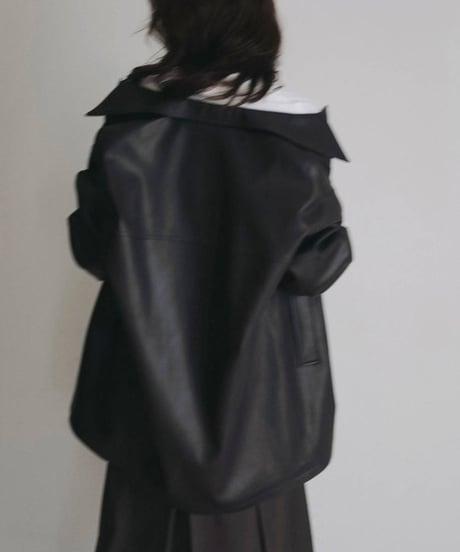anuke アンヌーク　Ecoleather Over Jacket　62620105