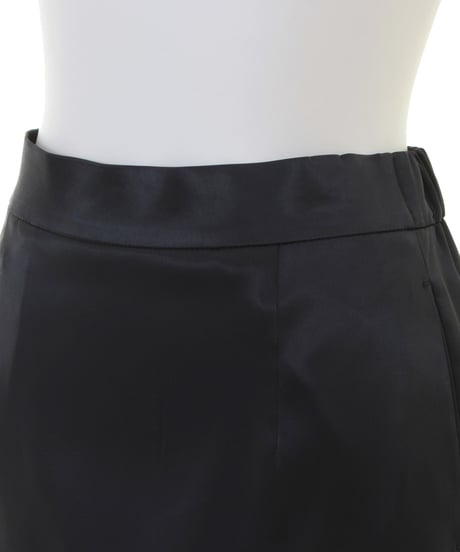 cafune カフネ ロングスカート 635621 レディース サテン レザーライク ストレッチ