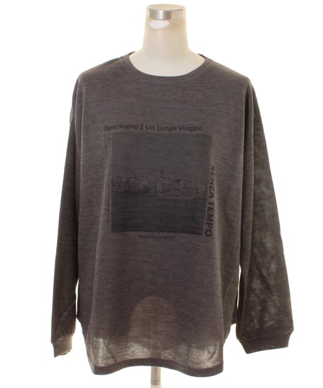 AnnaKerryアンナケリープリント　長袖Ｔシャツ　56264904