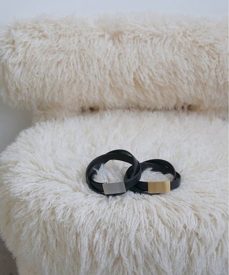 anuke アンヌーク　Reversible Thin Belt　62621031