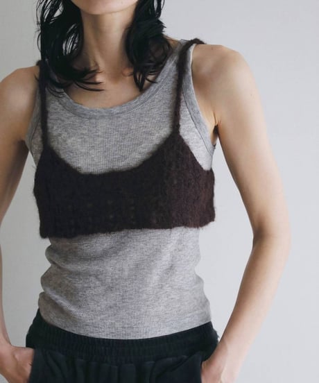 anuke アンヌーク Crochet Knit Bustier 62620510
