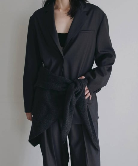anuke アンヌーク　Knit Triangle Scarf　62621013