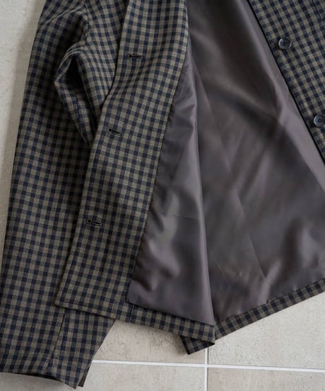 anuke アンヌーク　Check Coverall Jacket　62620102