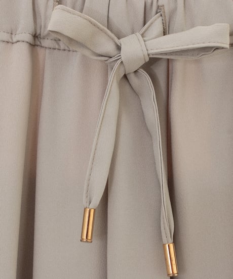 MARIED'OR　マリードール　サテン裏使いフロントに3タックワイドパンツ　45258