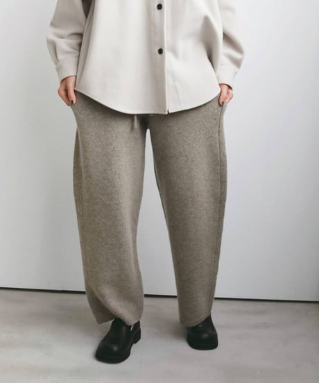 anuke アンヌーク　Knit Cocoon Pants　62620721
