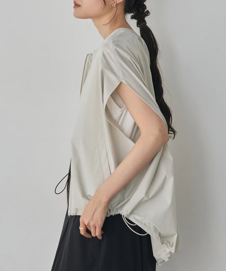 hunch ハンチ [ICE TOUCH] DOUBLE-ZIP SLEEVELESS BLOUSON WDN5303
