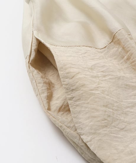 hunch ハンチ  DOCKING BALLOON DESIGN VEST セルロース ナイロン デザインベスト　WDN5313