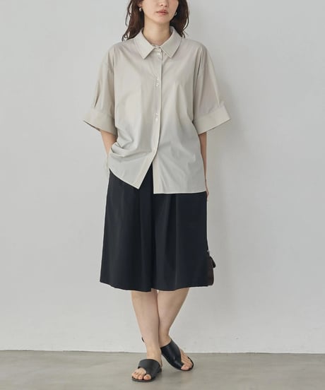 hunch ハンチ  ICE TOUCHダブルボタンシャツ [ICE TOUCH] SHORT-SLEEVE BOX SHIRT WLN5304