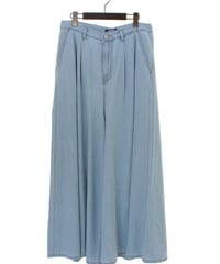 L'OURS POLAIRE et BLEU ルス・ポレイル＆ブルー タックフレアスデニム　26316143