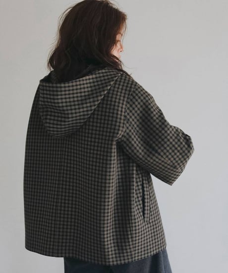 anuke アンヌーク　Check Coverall Jacket　62620102