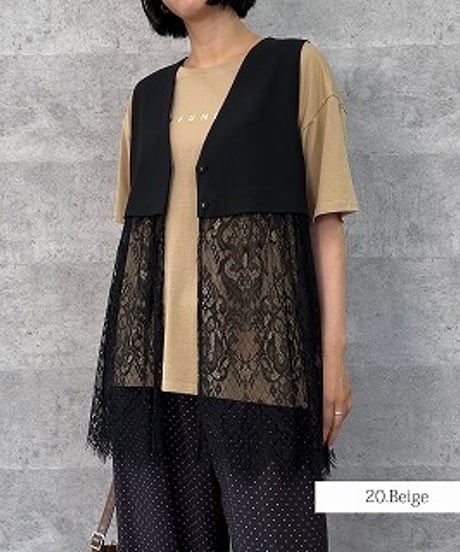 Anna Kerry　アンナケリー　メタリックロゴTシャツ（56262924）
