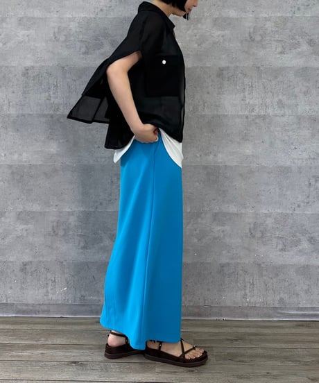Anna Kerry　アンナケリー　バックフリルシャツブルゾン　85262728