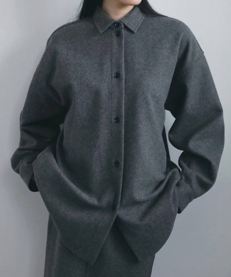 anuke アンヌーク　Wool Over Shirts　62620415