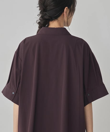 hunch ハンチ  ICE TOUCHダブルボタンシャツ [ICE TOUCH] SHORT-SLEEVE BOX SHIRT WLN5304