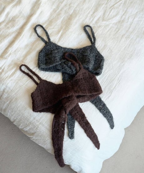 anuke アンヌーク Crochet Knit Bustier 62620510
