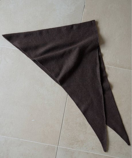anuke アンヌーク　Knit Triangle Scarf　62621013