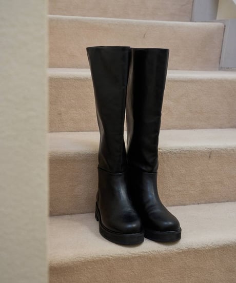 anuke アンヌーク　Ecoleather Long Boots　62521007