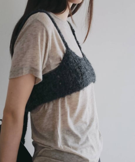 anuke アンヌーク Crochet Knit Bustier 62620510