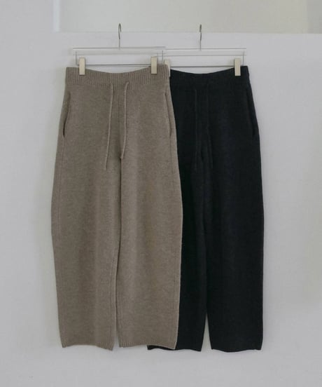 anuke アンヌーク　Knit Cocoon Pants　62620721