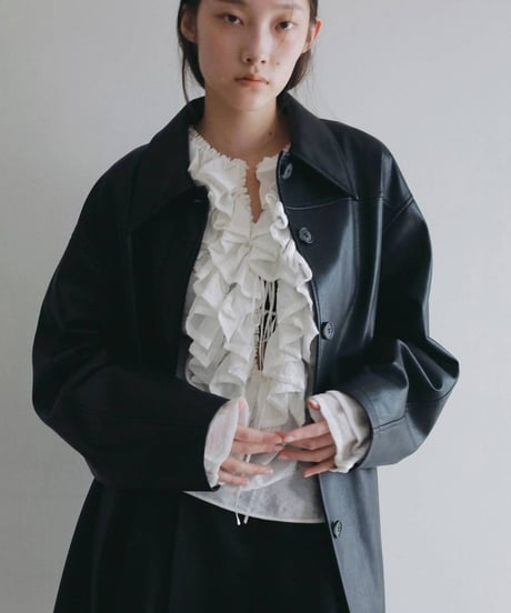 anuke アンヌーク　Ecoleather Over Jacket　62620105