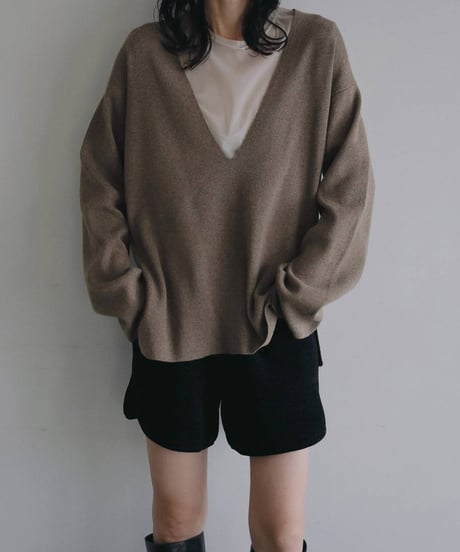 anuke アンヌーク　Velour Short Pants　62620710
