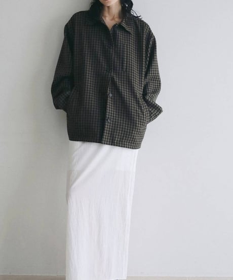 anuke アンヌーク　Check Coverall Jacket　62620102