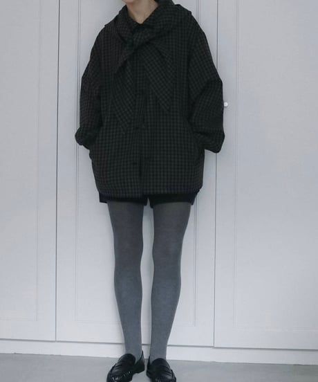 anuke アンヌーク　Check Coverall Jacket　62620102
