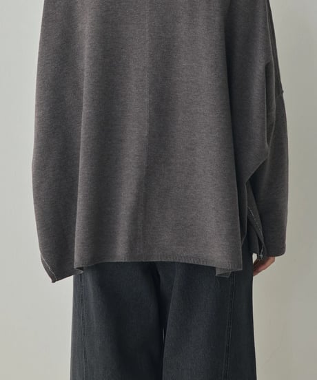 hunch ハンチ　[ANTI-STATIC] SOFT AND PUFFY YARN OVER-THE-SHOULDER DOLMAN KNIT　WVQ7176