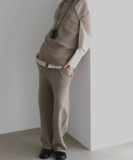 anuke アンヌーク　Knit Cocoon Pants　62620721