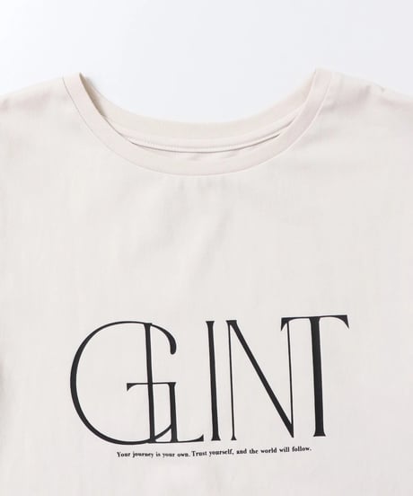 hunch ハンチ FRILLED-SLEEVE LOGO T-SHIRT WTS7159