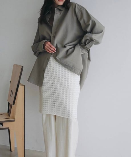 anuke アンヌーク Peachtwill Over Shirts 62620401