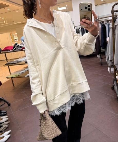 Anna Kerry アンナケリー　ヘンリーネックロゴPO 85264919